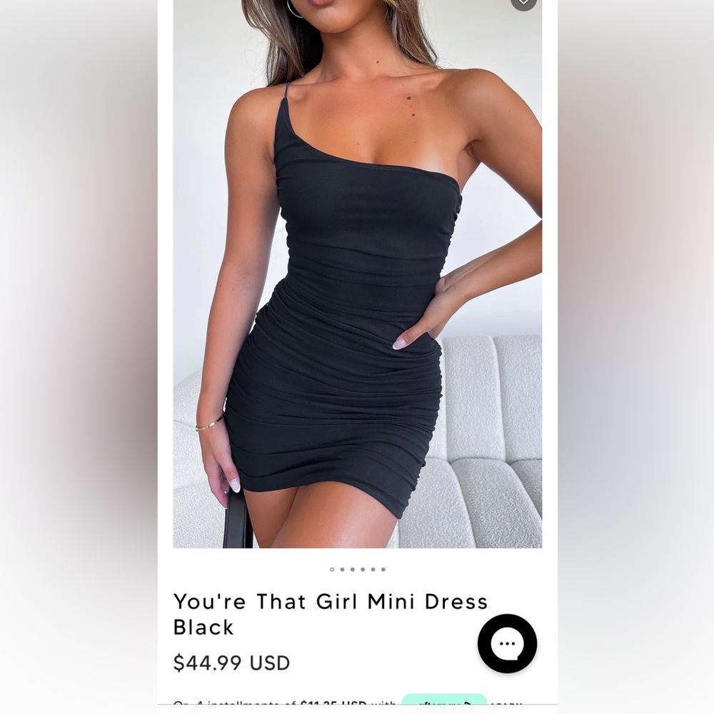 Your that girl mini dress- white fox